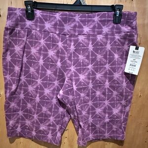Purple Tie-Dye Women's Shorts